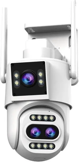 8MP 4K WiFi Outdoor PTZ Three Lens Surveillance IP Camera 8MP 4K WiFi Outdoor PTZ Three Lens Surveillance IP Camera