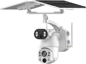 4G WiFi Solar PTZ Outdoor Dual Lens Security IP Camera 4G WiFi Solar PTZ Outdoor Dual Lens Security IP Camera