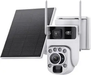 12MP Solar Battery 4G WiFi Outdoor PTZ Security IP Camera 12MP Solar Battery 4G WiFi Outdoor PTZ Security IP Camera