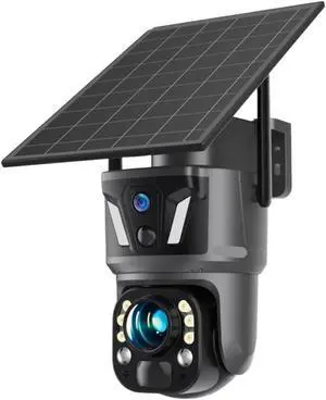 4K Dual Screen Solar PTZ Security Camera, 4G WiFi & 99X Zoom 4K Dual Screen Solar PTZ Security Camera, 4G WiFi & 99X Zoom