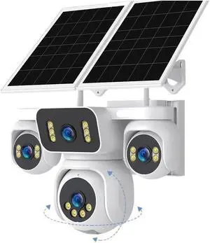 20MP Four Screen 4G AOV Solar PTZ Waterproof Security Camera 20MP Four Screen 4G AOV Solar PTZ Waterproof Security Camera