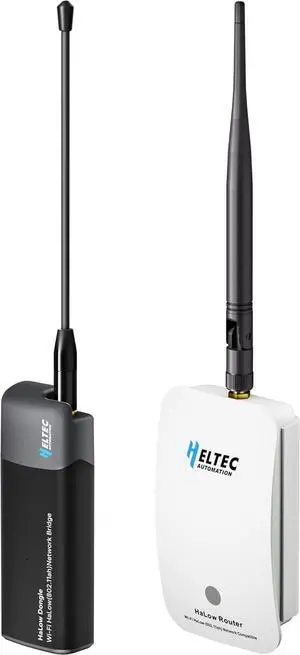 WiFi HaLow Gateway and Wireless Bridge Set, Sub-1GHz 27dBm High Power 1~2km Long Range 802.11ah Wireless Access Point for Point to Multi-Point Remote Monitoring Outdoor (Gateway+STA) WiFi HaLow Gateway and Wireless Bridge Set, Sub-1GHz 27dBm High Power 1~2km Long Range 802.11ah Wireless Access Point for Point to Multi-Point Remote Monitoring Outdoor (Gateway+STA)
