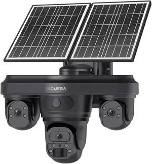 Solar Security Camera Outdoor Wireless, 9MP 3-Lens AOV 24/7 Recording PTZ, 14W Solar Panel&20100mAh Battery, 4G Cellular LTE, Color Night Vision, AI Auto Tracking, 2-Way Audio, IP66, Ubox Pro Solar Security Camera Outdoor Wireless, 9MP 3-Lens AOV 24/7 Recording PTZ, 14W Solar Panel&20100mAh Battery, 4G Cellular LTE, Color Night Vision, AI Auto Tracking, 2-Way Audio, IP66, Ubox Pro