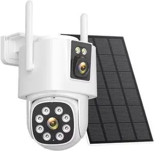 8MP 4G Dual Lens Solar Outdoor Security Surveillance IP Camera 8MP 4G Dual Lens Solar Outdoor Security Surveillance IP Camera
