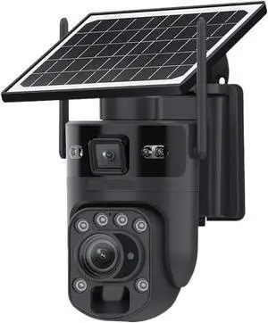 4K Dual Screen Solar PTZ Outdoor Security Surveillance Camera 4K Dual Screen Solar PTZ Outdoor Security Surveillance Camera