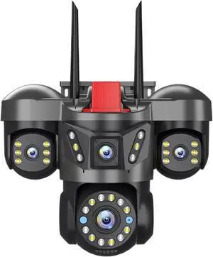 20MP 4 Lens 4 Screen WiFi Outdoor PTZ Security Camera 20MP 4 Lens 4 Screen WiFi Outdoor PTZ Security Camera