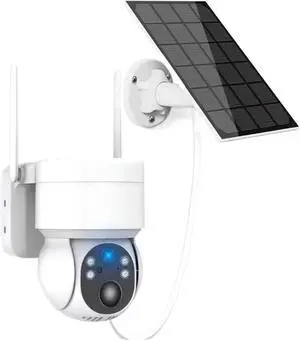 2K 4MP Solar PTZ WiFi Security Camera with Color Night Vision, Two-Way Audio, AI PIR Detection, IP66 Outdoor Waterproof 2K 4MP Solar PTZ WiFi Security Camera with Color Night Vision, Two-Way Audio, AI PIR Detection, IP66 Outdoor Waterproof