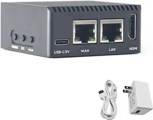 NanoPi R3S-LTS RK3566 Dual GbE 2GB RAM 4K HD MI Output USB 3.0 - Perfect for Home Server/Network Storage/Soft Router (Metal Case Kit with Power, 2GB RAM + 32GB eMMC) NanoPi R3S-LTS RK3566 Dual GbE 2GB RAM 4K HD MI Output USB 3.0 - Perfect for Home Server/Network Storage/Soft Router (Metal Case Kit with Power, 2GB RAM + 32GB eMMC)