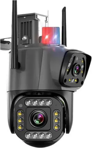 8MP 4K Dual Lens WiFi Outdoor PTZ IP Security Camera 8MP 4K Dual Lens WiFi Outdoor PTZ IP Security Camera