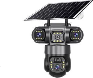 V380 Pro 3 Lens 3 Screen Solar 4G PTZ Outdoor IP Camera V380 Pro 3 Lens 3 Screen Solar 4G PTZ Outdoor IP Camera