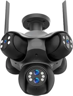 30MP Five Screens Outdoor Panoramic Security Camera 30MP Five Screens Outdoor Panoramic Security Camera