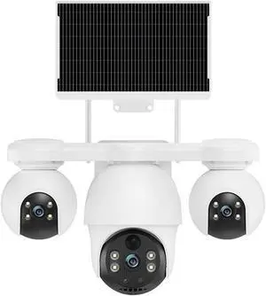 V380 Pro 8MP 4K 3 Lenses Solar WiFi Outdoor IP Camera V380 Pro 8MP 4K 3 Lenses Solar WiFi Outdoor IP Camera