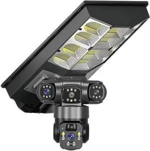 V380 Pro 12MP Multi Lens 4G Solar Street Light PTZ Camera V380 Pro 12MP Multi Lens 4G Solar Street Light PTZ Camera