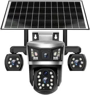V380 16MP AOV 4 Lens Solar 4G Battery Outdoor Security Camera V380 16MP AOV 4 Lens Solar 4G Battery Outdoor Security Camera