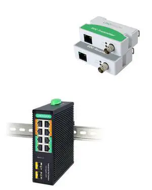 LINOVISION POE Over Coax Converter and Industrial 8-Port Full Gigabit BT 90W POE Switch, Max 3000ft Power and Data Transmission Over Regular RG59 Coaxial Cable LINOVISION POE Over Coax Converter and Industrial 8-Port Full Gigabit BT 90W POE Switch, Max 3000ft Power and Data Transmission Over Regular RG59 Coaxial Cable
