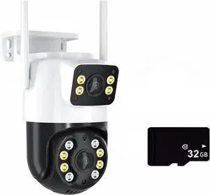 8MP Dual Lens PTZ WiFi Security IP Surveillance Camera 8MP Dual Lens PTZ WiFi Security IP Surveillance Camera