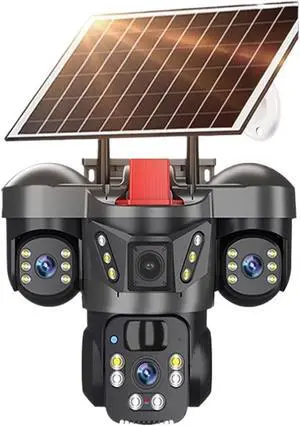 15MP 3 Lens Solar WiFi 4G Surveillance Camera 15MP 3 Lens Solar WiFi 4G Surveillance Camera