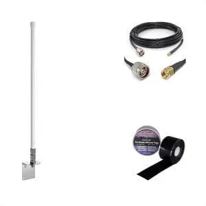 Proxicast 10 dBi 4G, 5G Omni Antenna + 25 ft SMA/N Coax Cable + Free Silicone Tape (ANT-127-002-BDL-25) Proxicast 10 dBi 4G, 5G Omni Antenna + 25 ft SMA/N Coax Cable + Free Silicone Tape (ANT-127-002-BDL-25)