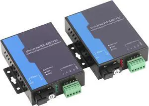 RS485 Serial to Ethernet Converter Data Optical Transceiver SC Single-Mode Fiber Media Converter Adapter, A Pair RS485 Serial to Ethernet Converter Data Optical Transceiver SC Single-Mode Fiber Media Converter Adapter, A Pair