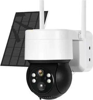 2MP 1080P Solar PTZ Security Camera Outdoor WiFi Solar Panel Rechargeable 2MP 1080P Solar PTZ Security Camera Outdoor WiFi Solar Panel Rechargeable
