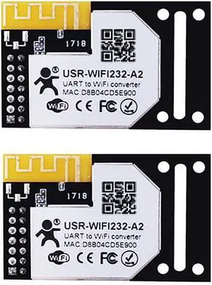 Serial UART Programmable WiFi Module IoT Remote Control Monitoring Data Transmission Wireless Modules USR-WIFI232-A2 X 2 PCS Serial UART Programmable WiFi Module IoT Remote Control Monitoring Data Transmission Wireless Modules USR-WIFI232-A2 X 2 PCS