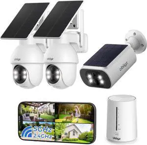 4MP Security Cameras System, No Subscription, 3-Cam Kit (1PCS Bullet Cam + 2PCS Dome Cam) 4MP Security Cameras System, No Subscription, 3-Cam Kit (1PCS Bullet Cam + 2PCS Dome Cam)