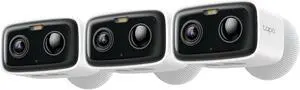 Tapo 1080p Outdoor Wireless Security Camera Up to 180-Day Battery, Person Detection, Color Night Vision, Subscription-Free Local Storage or Cloud, Works with Alexa & Google Assistant, C400(3-Pack) Tapo 1080p Outdoor Wireless Security Camera Up to 180-Day Battery, Person Detection, Color Night Vision, Subscription-Free Local Storage or Cloud, Works with Alexa & Google Assistant, C400(3-Pack)