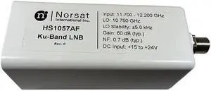Ku-Band LNB HS1057AF White Ku-Band LNB HS1057AF White