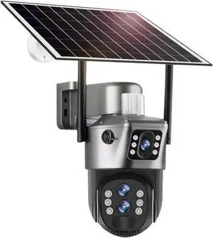 10x Zoom Solar Cameras WiFi Outdoor Surveillance 6K 12MP CCTV IP Camara 360 PTZ External Security Cam V380 10x Zoom Solar Cameras WiFi Outdoor Surveillance 6K 12MP CCTV IP Camara 360 PTZ External Security Cam V380