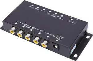 4 Channel Video Splitter Quad Processor Multiplexer for CCTV Security Camera with 4 Inputs 1080P AHD CVBS N P Dual System Low Power Consumption 4 Channel Video Splitter Quad Processor Multiplexer for CCTV Security Camera with 4 Inputs 1080P AHD CVBS N P Dual System Low Power Consumption