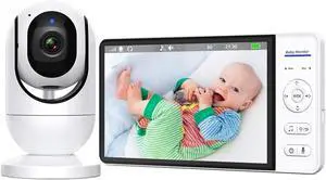 7 Inch 1080P HD Video Baby Monitor Large Screen 4X Zoom TF Card Feeding Timer Two-Way Audio Security Camera 7 Inch 1080P HD Video Baby Monitor Large Screen 4X Zoom TF Card Feeding Timer Two-Way Audio Security Camera