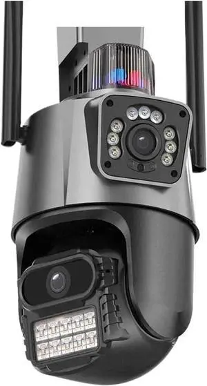 4K 8MP Dual Lens Dual Screen IP Camera WiFi Waterproof Color Night Vision Auto Tracking WiFi Surveillance Cameras 4K 8MP Dual Lens Dual Screen IP Camera WiFi Waterproof Color Night Vision Auto Tracking WiFi Surveillance Cameras