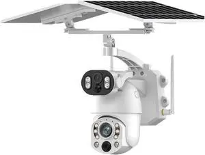 4g SIM HD Security Solar Camera 50X Optical Zoom Wireless Outdoor Two-Way Intercom WiFi Surveillance Camera Dual Lens 4g SIM HD Security Solar Camera 50X Optical Zoom Wireless Outdoor Two-Way Intercom WiFi Surveillance Camera Dual Lens
