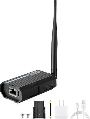 Yolefarise WiFi HaLow HTB01 Transfer Wireless Bridge IEEE 802.11ah RJ45/USB-C/Ethernet 1km Long Range WiFi Adapter+HaLow Camera 1080P IP67 Protection for Outdoor IoT Smart Home (STA Mode) Yolefarise WiFi HaLow HTB01 Transfer Wireless Bridge IEEE 802.11ah RJ45/USB-C/Ethernet 1km Long Range WiFi Adapter+HaLow Camera 1080P IP67 Protection for Outdoor IoT Smart Home (STA Mode)