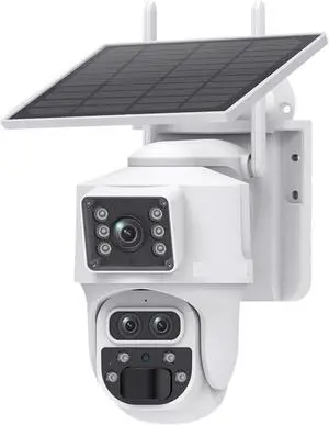 12MP 6K 15X Zoom Solar Camera 4G Dual Screen Outdoor Three Lens 7800mAh Battery Camera PIR Detection Auto Tracking CCTV 12MP 6K 15X Zoom Solar Camera 4G Dual Screen Outdoor Three Lens 7800mAh Battery Camera PIR Detection Auto Tracking CCTV