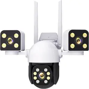 Smart Home 900W WiFi Security Camera with 360 Degree Outdoor Surveillance Full Color Night Vision Alarm Sound Effect Smart Home 900W WiFi Security Camera with 360 Degree Outdoor Surveillance Full Color Night Vision Alarm Sound Effect