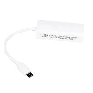 10/100M ASIX AX88772C CHIP USB 2.0 ETHERNET Adapter Network Card USB 2.0 to RJ45 LAN GIGABIT Internet Adapter Converter for PC(Micro USB to RJ45) 10/100M ASIX AX88772C CHIP USB 2.0 ETHERNET Adapter Network Card USB 2.0 to RJ45 LAN GIGABIT Internet Adapter Converter for PC(Micro USB to RJ45)