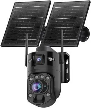 10MP Dual Screen AOV Solar Security Camera, 4G WiFi CCTV with 36X Optical Zoom, AOV+PIR & 24/7 Recording, UBOX PRO APP 10MP Dual Screen AOV Solar Security Camera, 4G WiFi CCTV with 36X Optical Zoom, AOV+PIR & 24/7 Recording, UBOX PRO APP