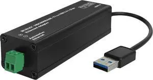 USB 3.0 to Automotive Single-Pair Ethernet Adapter, 100/1000BASE-T1, Bus Powered, with MATEnet & HMTD Adapters, Plug and Play USB 3.0 to Automotive Single-Pair Ethernet Adapter, 100/1000BASE-T1, Bus Powered, with MATEnet & HMTD Adapters, Plug and Play