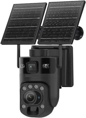 10MP Dual Screen Solar Security Camera, 4G WiFi Outdoor Cam with 36X Zoom, AOV+PIR & Human Auto Tracking, 24/7 Recording 10MP Dual Screen Solar Security Camera, 4G WiFi Outdoor Cam with 36X Zoom, AOV+PIR & Human Auto Tracking, 24/7 Recording