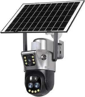 12MP Dual Screen 4G Solar Camera 10X Zoom Outdoor 6K WiFi PTZ Red Blue Light Alarm Auto Tracking CCTV Cameras V380 Pro 12MP Dual Screen 4G Solar Camera 10X Zoom Outdoor 6K WiFi PTZ Red Blue Light Alarm Auto Tracking CCTV Cameras V380 Pro