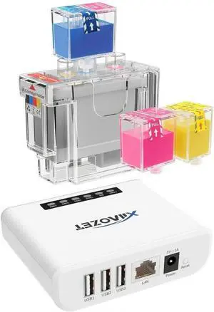 Wireless USB Print Server and 285 286 Ink Refill Kit for Canon 285XL 286XL Ink Cartridges for Multiple Computers & High-Yield Ink Refill Set Compatible with PIXMA MG2522 MG2920 TS3122 MX492 Wireless USB Print Server and 285 286 Ink Refill Kit for Canon 285XL 286XL Ink Cartridges for Multiple Computers & High-Yield Ink Refill Set Compatible with PIXMA MG2522 MG2920 TS3122 MX492