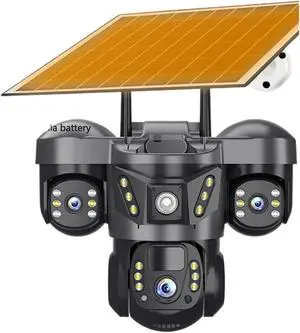 15MP 8K HD Tri-Lens Solar Security Camera, 4G WiFi Outdoor Surveillance Cam with Ultra Clear Night Vision & Smart Alerts 15MP 8K HD Tri-Lens Solar Security Camera, 4G WiFi Outdoor Surveillance Cam with Ultra Clear Night Vision & Smart Alerts