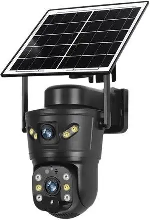 Vision 4G /WiFi Outdoor Solar Camera 8MP Dual Lens PIR Sim Card Built in Night Vision Waterproof Security Camara Battery CCTV Vision 4G /WiFi Outdoor Solar Camera 8MP Dual Lens PIR Sim Card Built in Night Vision Waterproof Security Camara Battery CCTV
