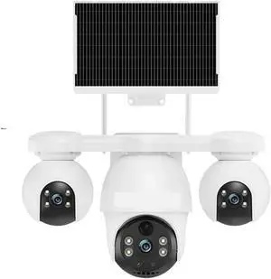 12MP 4G Solar Security Camera 360° PTZ Full Color Night Vision Human Detection Remote Surveillance Cam 12MP 4G Solar Security Camera 360° PTZ Full Color Night Vision Human Detection Remote Surveillance Cam