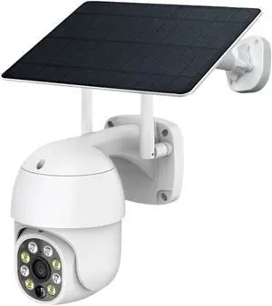 3MP Solar Battery WiFi PTZ Security Camera Outdoor, Auto Tracking PIR Motion Detection Tuya Smart Life Low Power Surveillance Cam(Camera 128G) 3MP Solar Battery WiFi PTZ Security Camera Outdoor, Auto Tracking PIR Motion Detection Tuya Smart Life Low Power Surveillance Cam(Camera 128G)