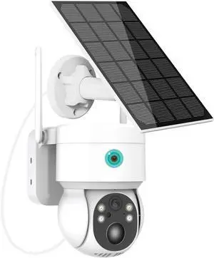 4MP Solar Powered Outdoor PTZ WiFi Security Camera with 360° View & Alarm 4MP Solar Powered Outdoor PTZ WiFi Security Camera with 360° View & Alarm