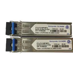 1PCS 1.25G SFP 10km Gigabit Optical Fiber/FTLF1318P3BTL Gigabit 1310nm LC SFP Single Mode/1.25GB SFP Transceiver 1PCS 1.25G SFP 10km Gigabit Optical Fiber/FTLF1318P3BTL Gigabit 1310nm LC SFP Single Mode/1.25GB SFP Transceiver