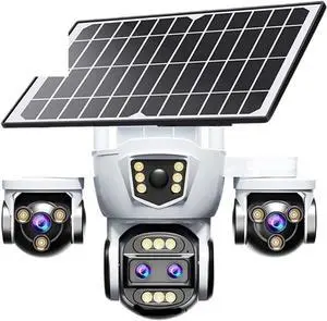 20MP Solar PTZ Security Camera 4G SIM 10X Zoom IP66 Waterproof Human Detection Auto Tracking Outdoor Surveillance Cam 20MP Solar PTZ Security Camera 4G SIM 10X Zoom IP66 Waterproof Human Detection Auto Tracking Outdoor Surveillance Cam