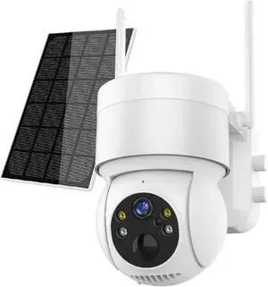 4MP Solar WiFi Security Camera Outdoor, 7800mAh Large Battery PIR Human Detection Night Vision Wireless Surveillance Cam 4MP Solar WiFi Security Camera Outdoor, 7800mAh Large Battery PIR Human Detection Night Vision Wireless Surveillance Cam